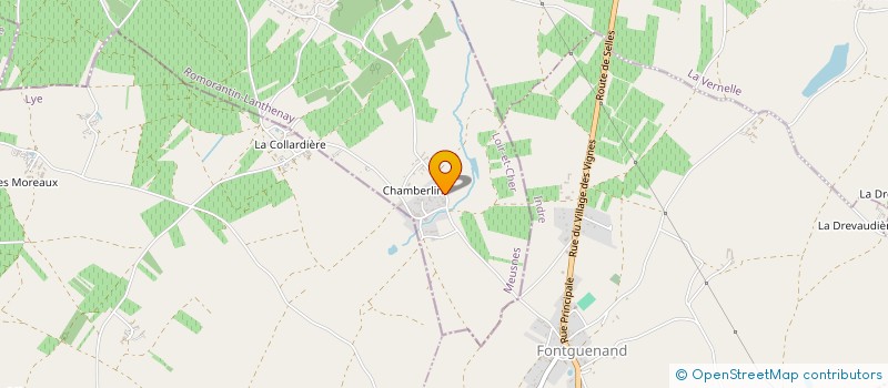 localisation de l'entreprise MADAME NICOLE SAUGET  MEUSNES