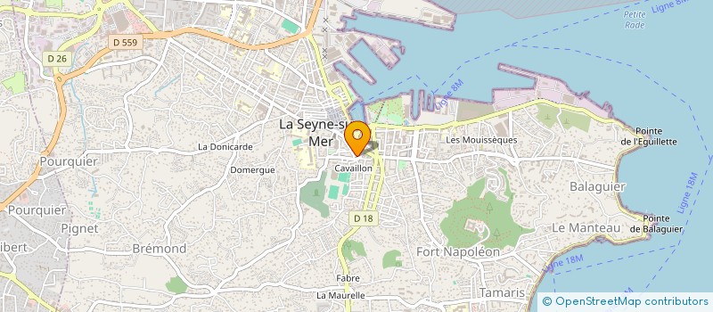 localisation de l'entreprise MADAME NICOLE SAUTEUR à LA SEYNE-SUR-MER
