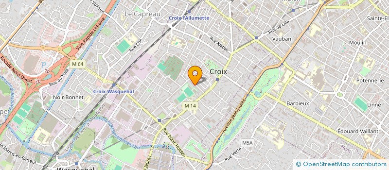 localisation de l'entreprise MADAME NICOLE SAUTIER  CROIX