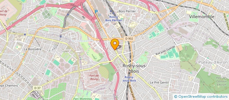 localisation de l'entreprise MADAME NICOLE SAVOLDELLI à ROSNY-SOUS-BOIS