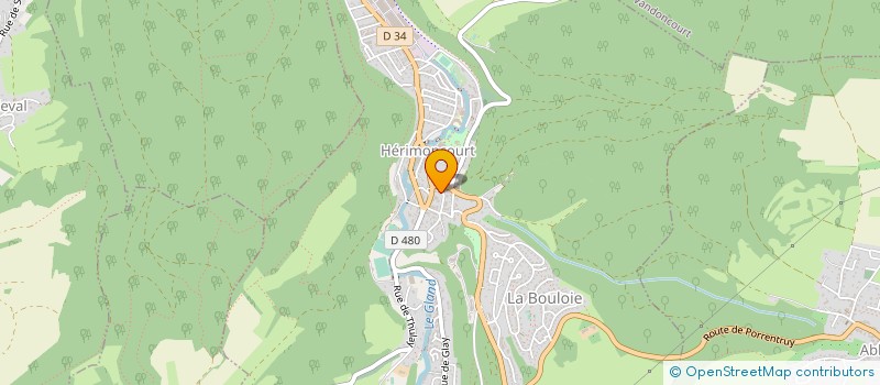 localisation de l'entreprise MADAME NICOLE SCHLIGLER  HERIMONCOURT