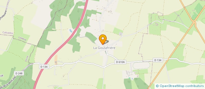 localisation de l'entreprise MADAME NICOLE SEBERT  LA GOULAFRIERE