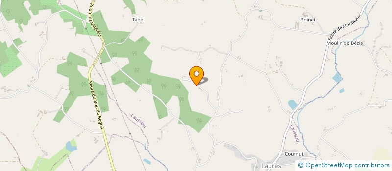 localisation de l'entreprise MADAME NICOLE SERRES  LACAUSSADE