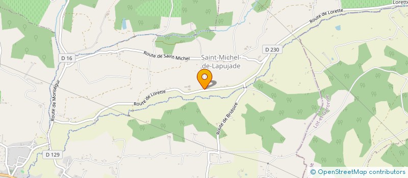 localisation de l'entreprise MADAME NICOLE SORET à SAINT-MICHEL-DE-LAPUJADE