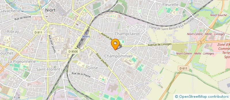 localisation de l'entreprise MADAME NICOLE SOUSTRE  NIORT