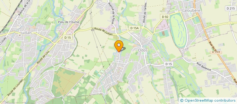 localisation de l'entreprise MADAME NICOLE SUPERVIELLE  ODOS