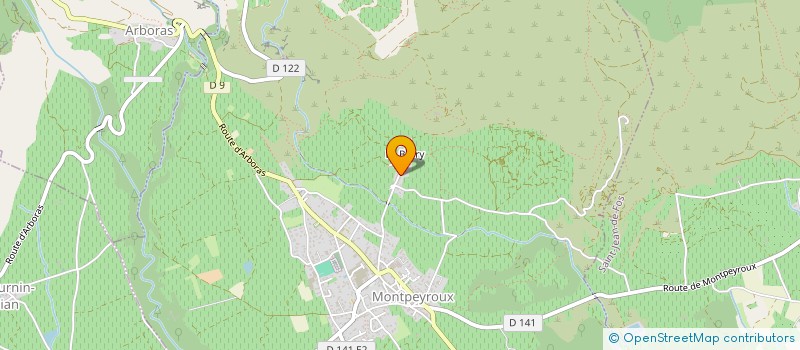 localisation de l'entreprise MADAME NICOLE SUPPLY  MONTPEYROUX