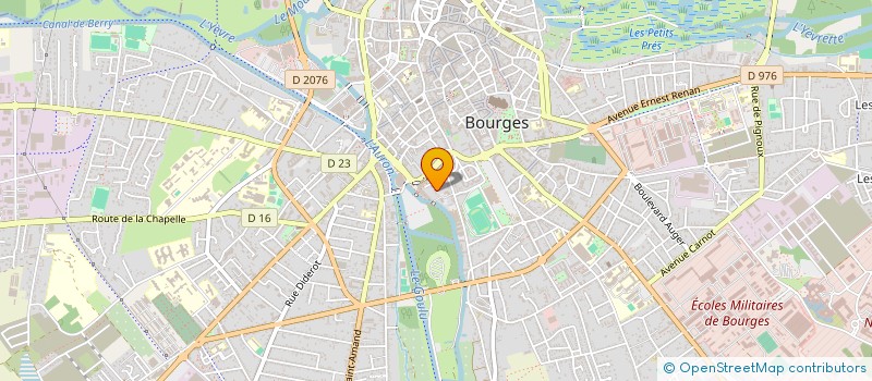 localisation de l'entreprise MADAME NICOLE SURGENT  BOURGES