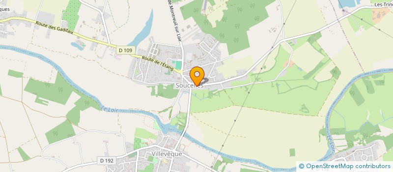 localisation de l'entreprise MADAME NICOLE TESTARD  MAZE-MILON