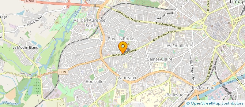 localisation de l'entreprise MADAME NICOLE TEXIER à LIMOGES