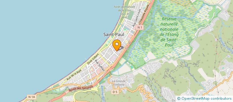 localisation de l'entreprise MADAME NICOLE THOMAS à SAINT-PAUL