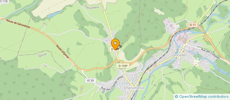 localisation de l'entreprise MADAME NICOLE TISSERANT  CHENIMENIL