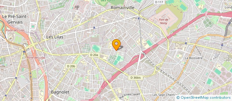 localisation de l'entreprise MADAME NICOLE TOURREL à BAGNOLET