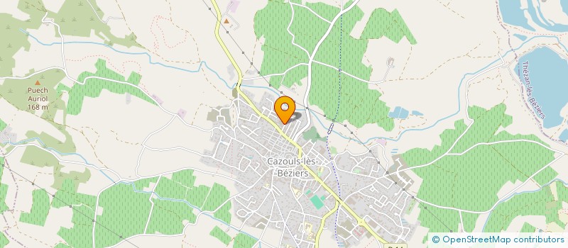 localisation de l'entreprise MADAME NICOLE TOUZELET  CAZOULS-LES-BEZIERS