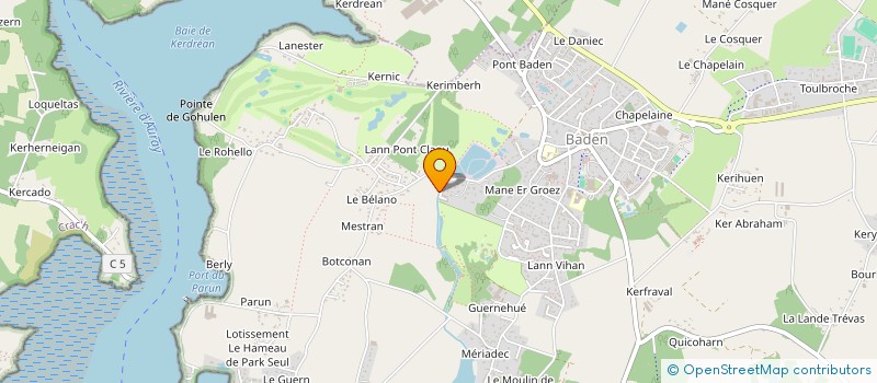 localisation de l'entreprise MADAME NICOLE TRECU à BADEN