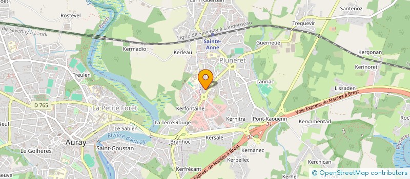 localisation de l'entreprise MADAME NICOLE TREGARO  PLUNERET