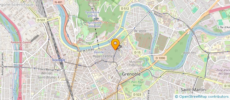 localisation de l'entreprise MADAME NICOLE TREGLIA à GRENOBLE