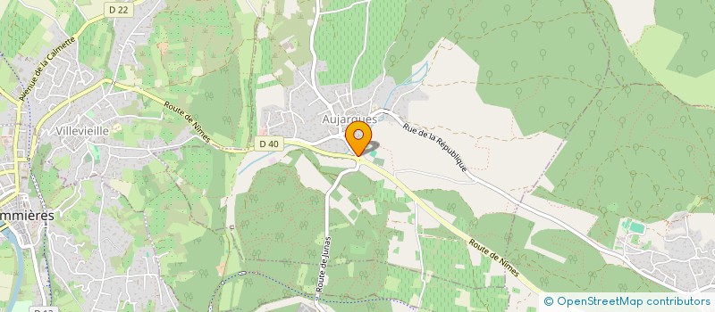 localisation de l'entreprise MADAME NICOLE TRILLES  AUJARGUES