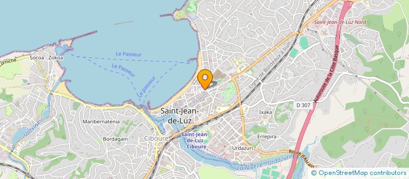 localisation de l'entreprise MADAME NICOLE TROUILH  SAINT-JEAN-DE-LUZ