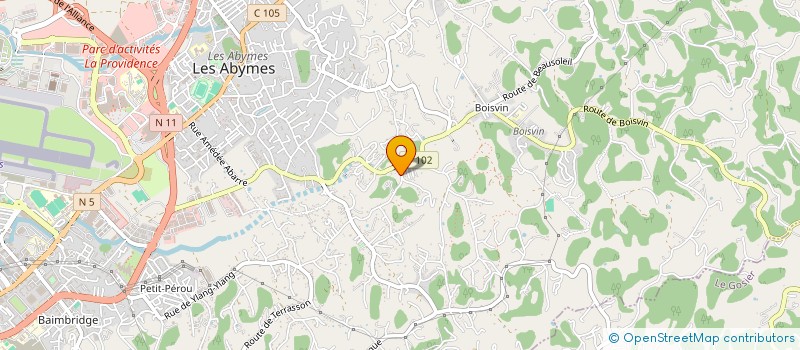 localisation de l'entreprise MADAME NICOLE TROUILLEFOU à LES ABYMES