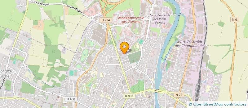 localisation de l'entreprise MADAME NICOLE TROUVE à AUXERRE