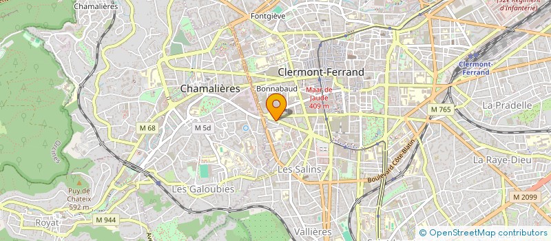 localisation de l'entreprise MADAME NICOLE VACHELARD à CLERMONT-FERRAND