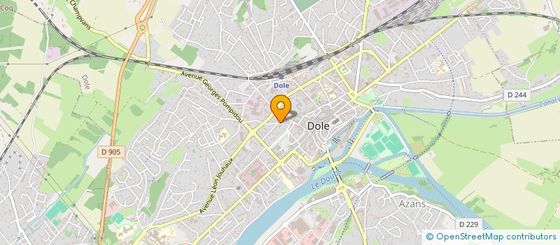 localisation de l'entreprise MADAME NICOLE VAILLAT à DOLE
