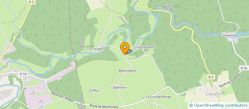 localisation de l'entreprise MADAME NICOLE VAN DRIMMELEN  CLAUDON