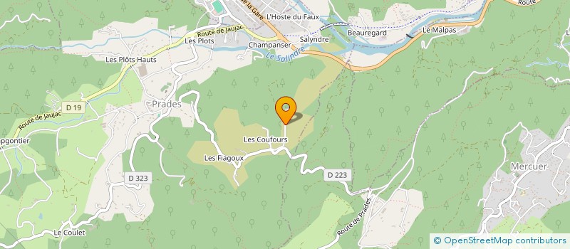 localisation de l'entreprise MADAME NICOLE VANNEYRE à PRADES