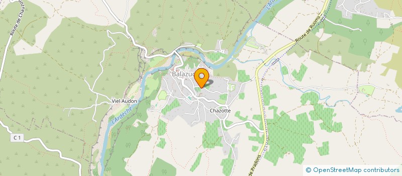 localisation de l'entreprise MADAME NICOLE VARIGNIER à BALAZUC