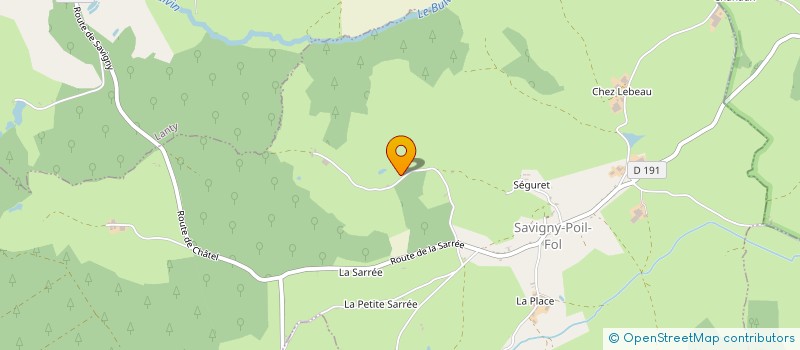 localisation de l'entreprise MADAME NICOLE VAUCHANT à SAVIGNY-POIL-FOL