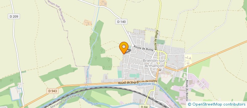 localisation de l'entreprise MADAME NICOLE VAUCHEY à BRIENON-SUR-ARMANCON