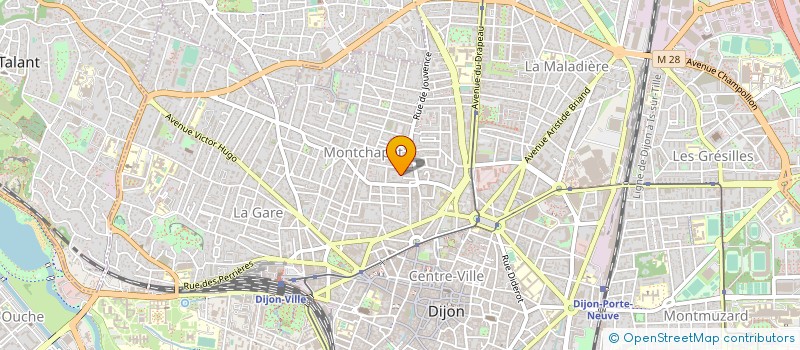 localisation de l'entreprise MADAME NICOLE VAUCHEZ à DIJON