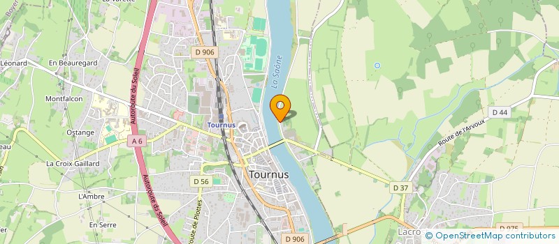 localisation de l'entreprise MADAME NICOLE VERNEX à TOURNUS