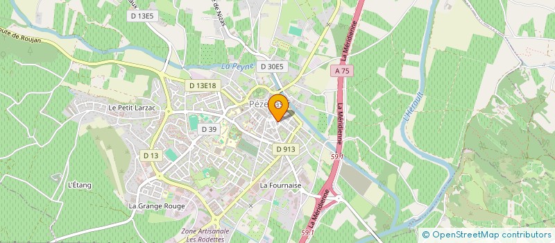 localisation de l'entreprise MADAME NICOLE VERNHES  PEZENAS