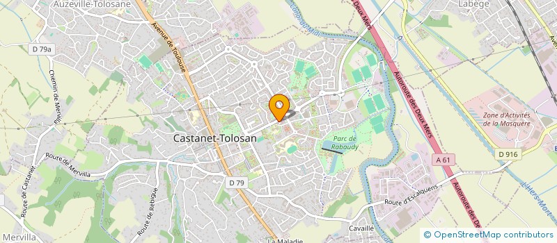 localisation de l'entreprise MADAME NICOLE VIATGE à CASTANET-TOLOSAN