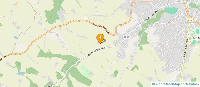 localisation de l'entreprise MADAME NICOLE VIDAL  VILLENEUVE-LES-LAVAUR