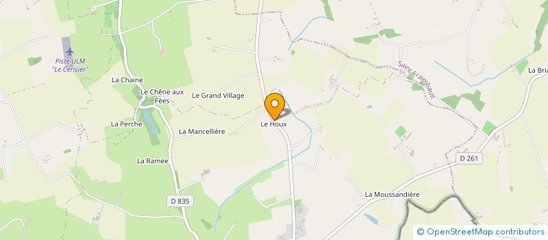 localisation de l'entreprise MADAME NICOLE VILETTE à PASSAIS VILLAGES