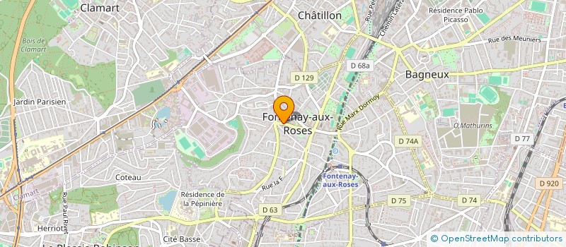 localisation de l'entreprise MADAME NICOLE VILETTE à FONTENAY-AUX-ROSES