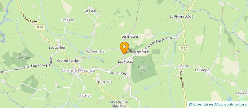 localisation de l'entreprise MADAME NICOLE VILLIER  OYE