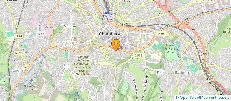 localisation de l'entreprise MADAME NICOLE VINCENT  CHAMBERY