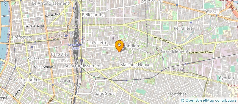 localisation de l'entreprise MADAME NICOLE VUAILLAT  LYON