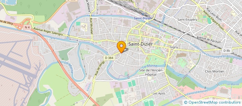 localisation de l'entreprise MADAME NICOLE WACQUANT à SAINT-DIZIER