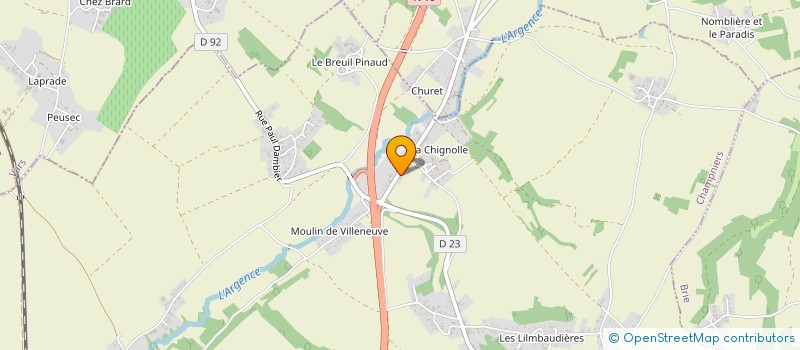 localisation de l'entreprise MADAME NICOLE WASSELYNCK à CHAMPNIERS