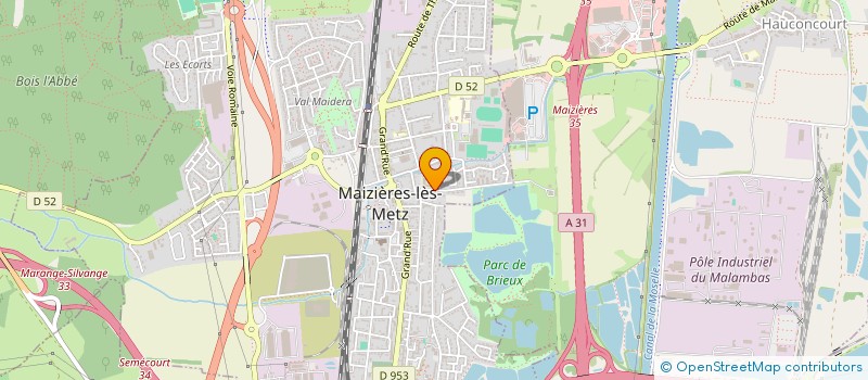 localisation de l'entreprise MADAME NICOLE WEBER  MAIZIERES-LES-METZ