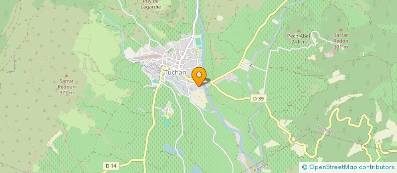 localisation de l'entreprise MADAME NICOLE WEBER  TUCHAN