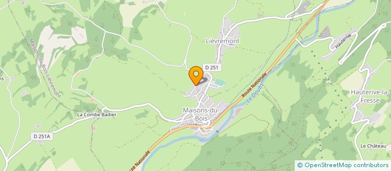 localisation de l'entreprise MADAME NICOLE WETZEL  LA LONGEVILLE