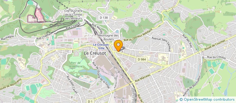 localisation de l'entreprise MADAME NICOLE WITKOWSKI à LE CREUSOT