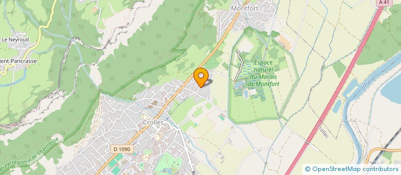 localisation de l'entreprise MADAME NICOLE WOJCIEKOWSKI  CROLLES