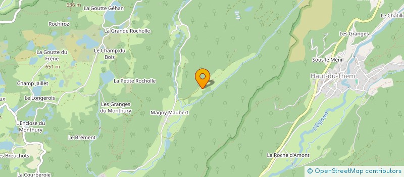 localisation de l'entreprise MADAME NICOLE WUST  SERVANCE-MIELLIN